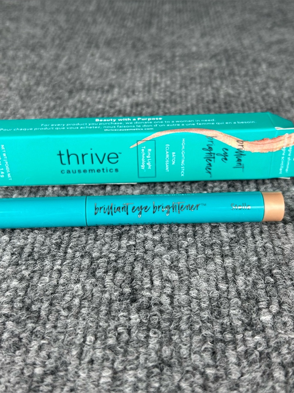 Thrive Brilliant Eye Brightener Highlighting Stick STELLA Champagne Shimmer